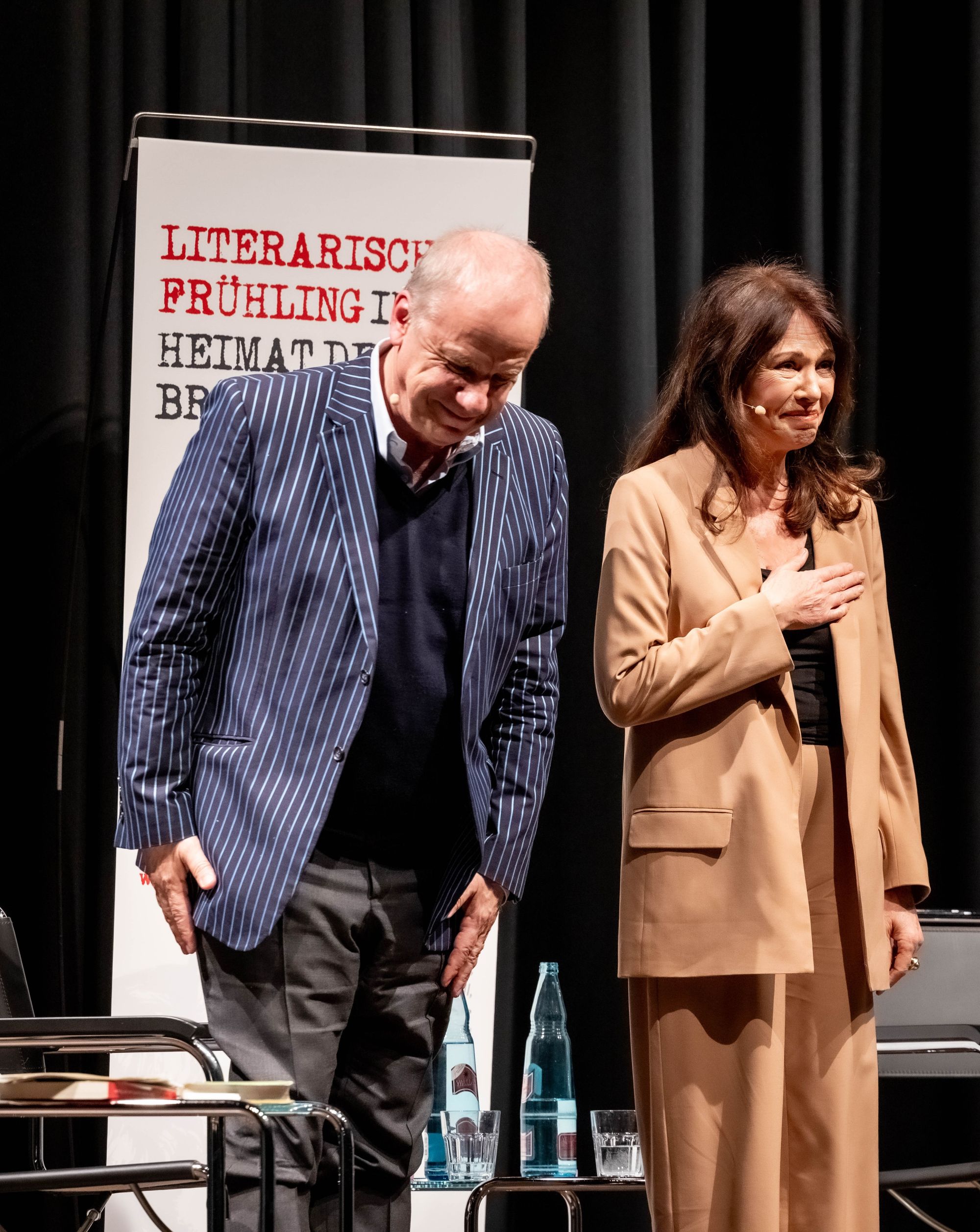 Literarischer Frühling: Iris Berben und H. Meyer-Burckhardt